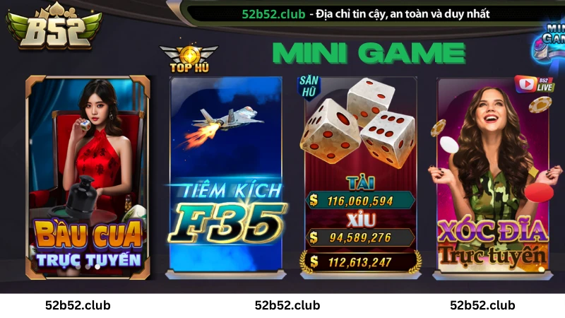 giới thiệu mini game tại B52