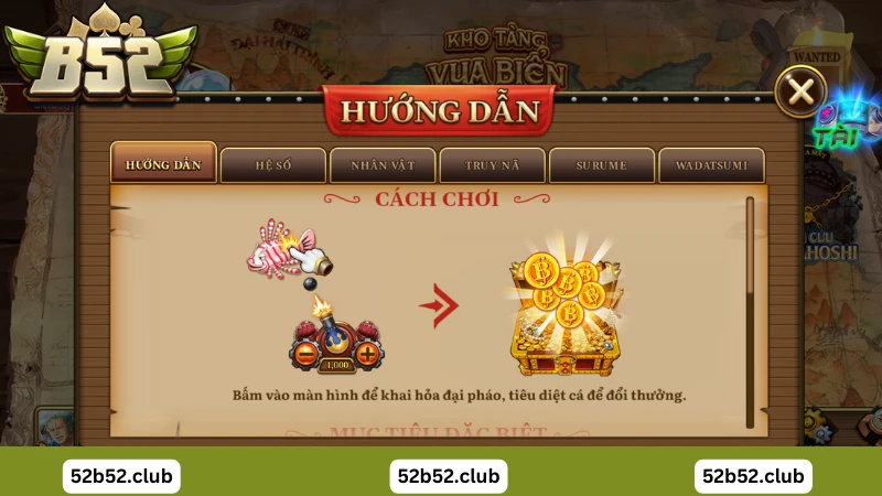 Luật chơi bắn cá B52 Club