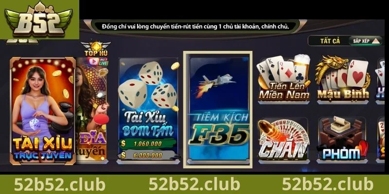 Tiêm kích F35 B52 club